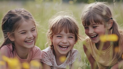 Fototapeta premium Happy young friends have fun together