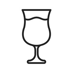 Drink icon vector image. Suitable for mobile apps, web apps and print media.