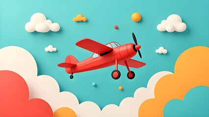 airplane flying in the sky