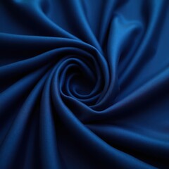 Obraz premium Close-up shot of flowing satin fabric, showcasing its smooth texture and elegant folds. Smooth elegant blue silk or satin luxury cloth texture can use as abstract background with copy space, close-up.