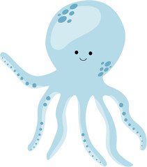 octopus sea life cartoon 