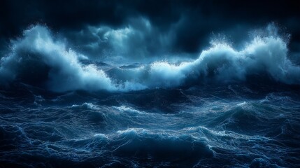 Raging ocean waves coastal waters nature photography stormy environment dramatic view