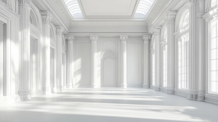 White room 3d mockup ideas decor design inspiration art display background
