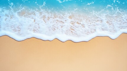 Ocean Waves Crashing on Sandy Beach