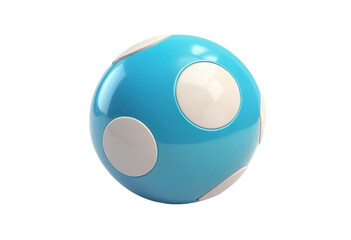 3d ball icon on transparent background