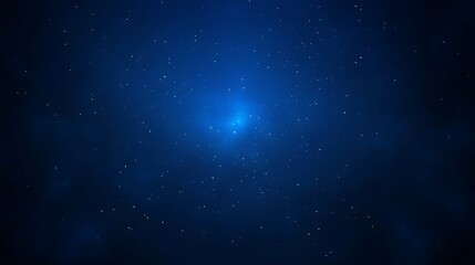 Naklejka premium A Deep Blue Night Sky With Distant Stars