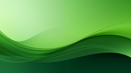 Obraz premium Abstract green background. green wide banner background