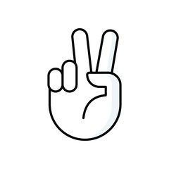 Peace Symbol icon isolated on a white background. Vector illustration.