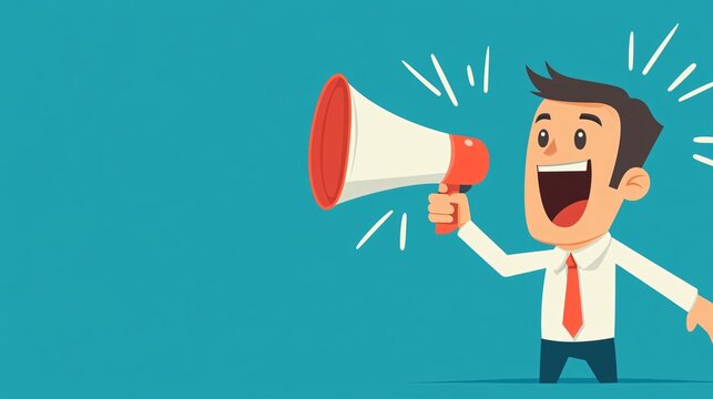 Sales Referral Program Banners with Salesman Character