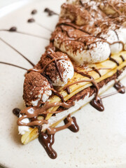Traditional dessert tiramisu