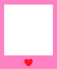 polaroid photo frame border digital stationery decoration 