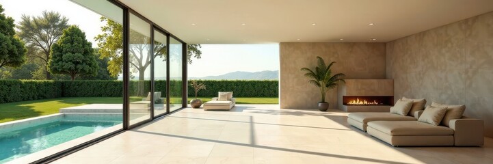 Villa Tugendhat interior Open plan, minimalist design, natural light , interior, architecture