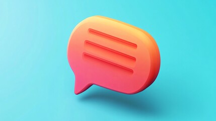 Isometric Review Rating Bubble Speech Vector Illustration
