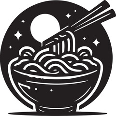 vector illustration of a plate with food