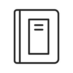 Book icon vector image. Suitable for mobile apps, web apps and print media.