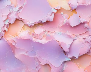 Close-up of polyethylene surface under a microscope, revealing intricate polymer structure and unique texture details.