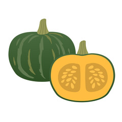 かぼちゃのイラスト