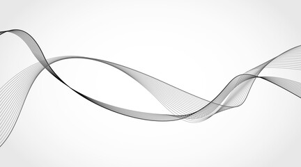 Technology flow grid blend curve wave line digital isolated energy, technical flowing web science tech geometric concept lines design. vector in concept