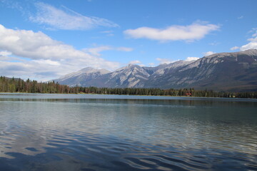 Ripples On Lake Edith, Jasper National Park, Alberta
