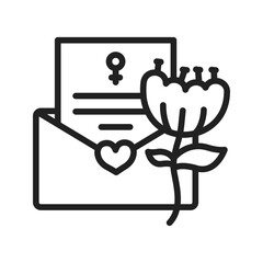 Letter icon vector image. Suitable for mobile apps, web apps and print media.