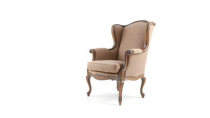 Fototapeta premium classic armchair isolated on white background .different angle