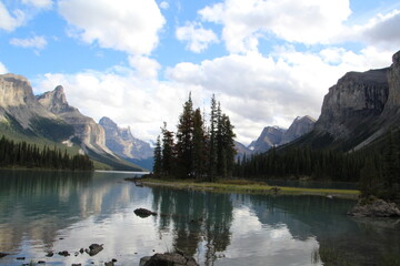 Majestic Maligne Lake, Jasper National Park, Alberta