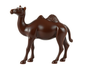 Artisanal Chocolate Camel Sculpture: A Captivating Embodiment of Desert Elegance