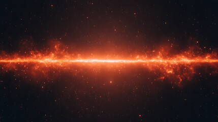 Obraz premium Cosmic Nebula Filamentary Dust Cloud Formation with Celestial Glow and Bright Sparkling Stars