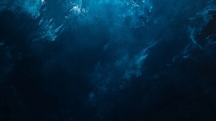 Deep Ocean Abstract Blue Background with Smooth Vortex Patterns
