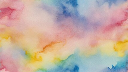 Fototapeta premium A beautifully blended watercolor background featuring soft pink and blue hues. Perfect for creative designs, invitations, artistic projects, and elegant backdrops.