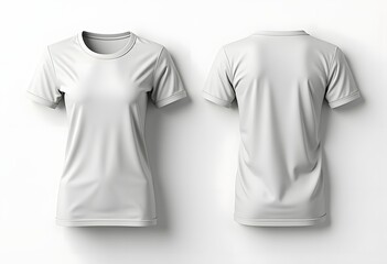 Mockup White T-shirt for women
