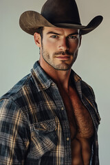 Portrait of a Handsome and Masculine Cowboy – Small-Town Romance Novel Hero