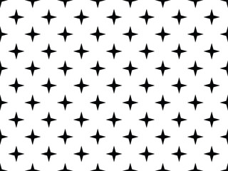 Shine star pattern in Black style vector