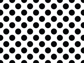 Circle dot pattern in Black style vector