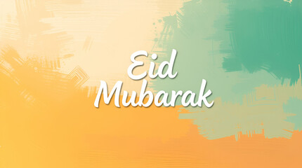 eid mubarak text banner ai