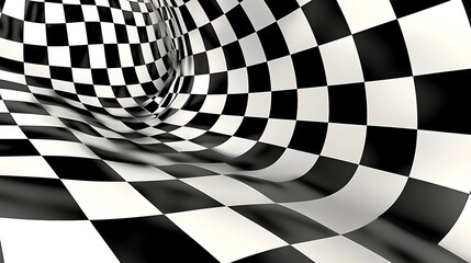 Abstract Checkered Flag Background