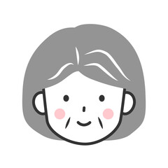 おばあちゃん　顔
