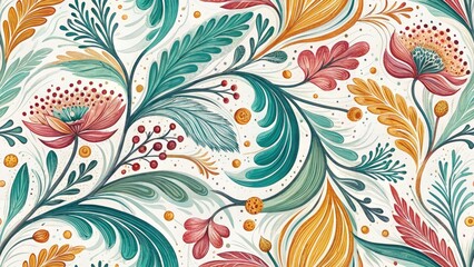 Abstract Nature Background, Flowing Lines, Dynamic Brushstrokes, Artistic Wallpaper,  Nature Art, Fluid Design