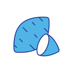 Sweet Potatoes icon isolated on a white background. Vector illustration.