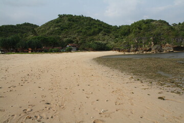 Very beautiful beach with white sand