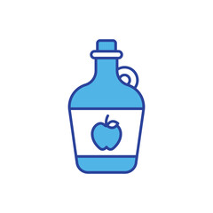 Cider  icon isolated on a white background. Vector illustration.