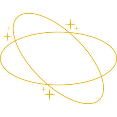 Aesthetic Frame With Sparkle