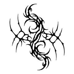 Y2k Neotribal Design Element