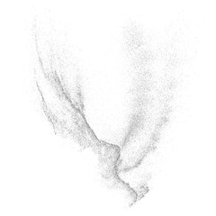 Black grainy texture. Abstract dust overlay. Grain noise. Black explosion on transparent...