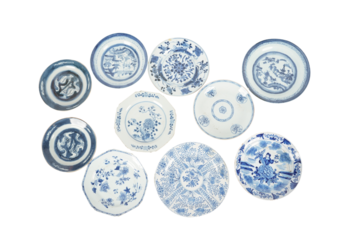 blue easter egg on white and transparent background