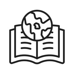 World Book Day icon vector image. Suitable for mobile apps, web apps and print media.