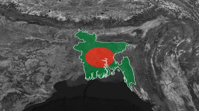 bangladesh map animation video,  3d map animation