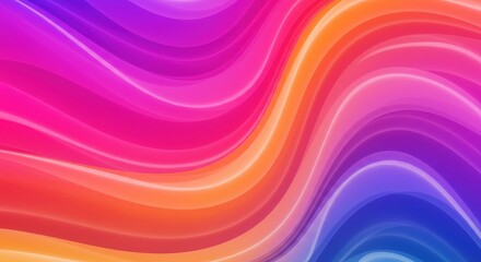 A vibrant swirl of liquid colors blending together in hues of pink, orange, purple and blue