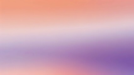 Obraz premium Minimalist blurred gradient in soft peach and pale lavender, creating a warm and inviting abstract background