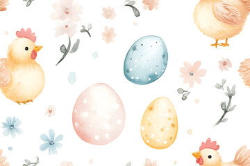 easter chicks and eggs
